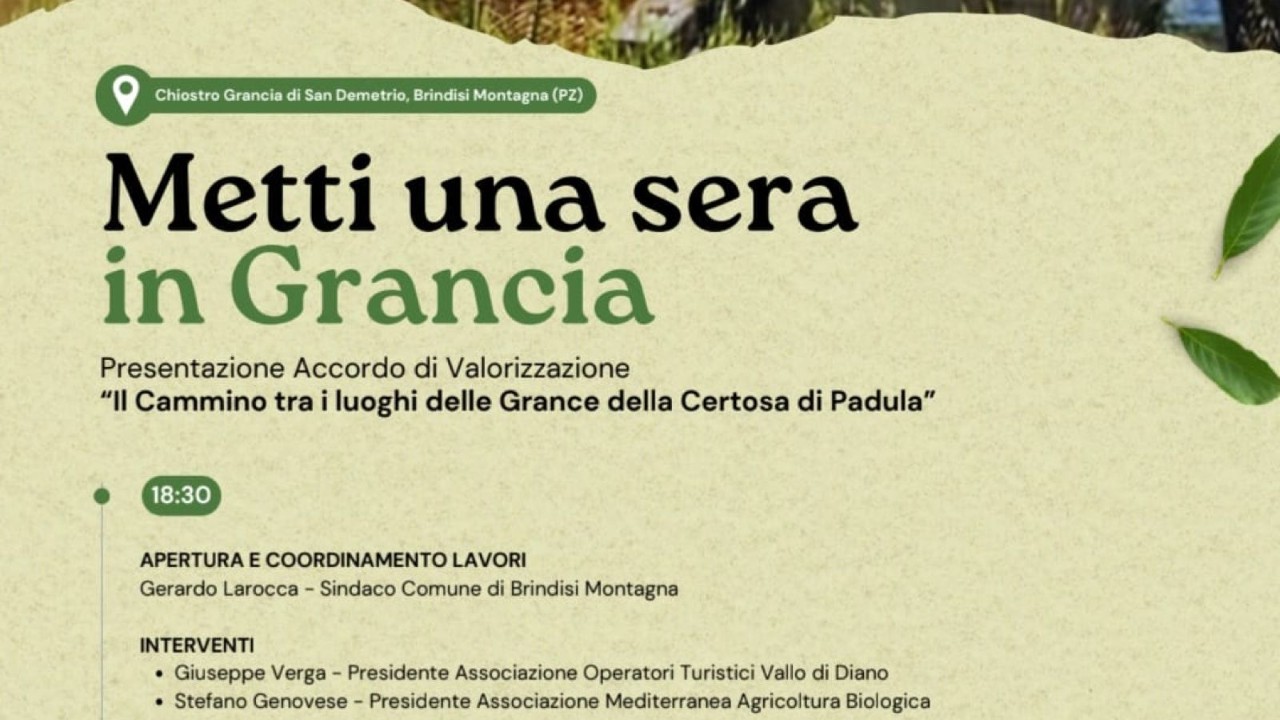 IL CAMMINO TRA I LUOGHI DELLE GRANCIE: A BRINDISI DI MONTAGNA LA PARTECIPAZIONE